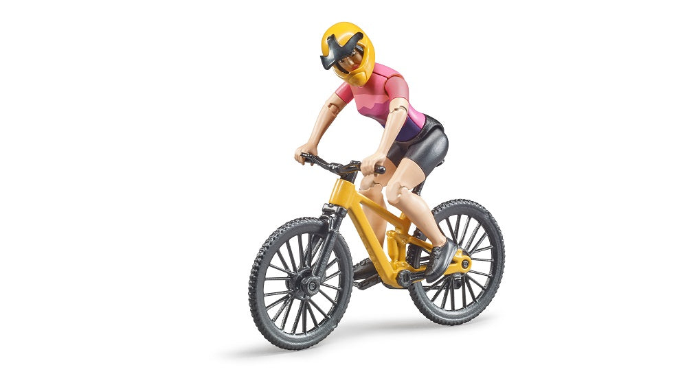 Bruder 63111 Bworld Mountain Bike w/ Female Cyclist 6.6.8