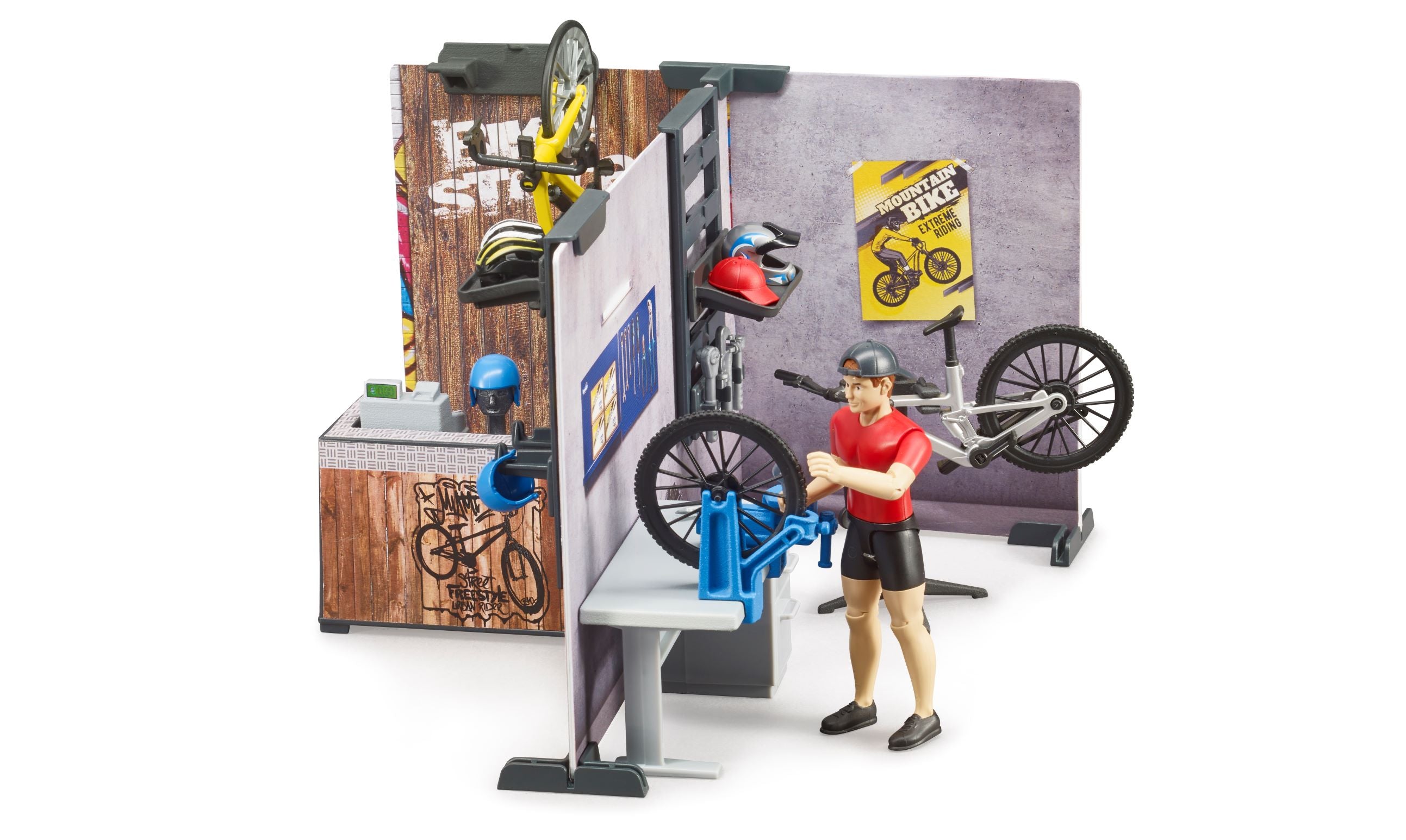 Bruder 63120 bworld Bike Shop and Service 12.10.3 – Bruder Toy Shop