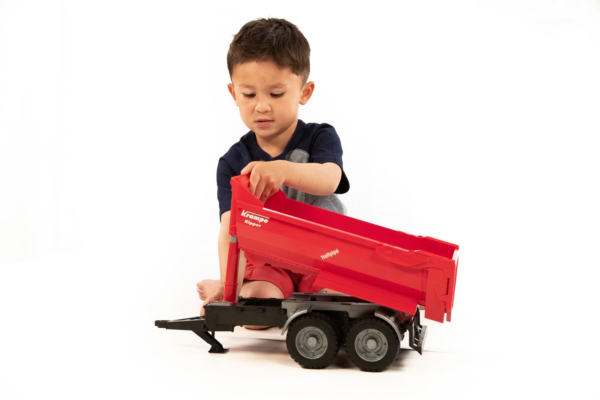 Bruder 02225 Krampe Tandem-Halfpipe Tipping Trailer 20.12.8