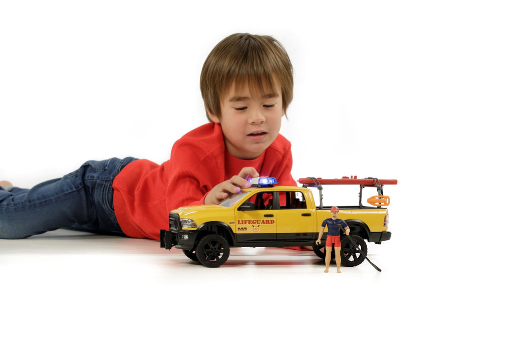 Bruder 02506 Ram 2500 Lifeguard Power Wagon with Lifeguard, Stand-up Paddleboard 24.12.8