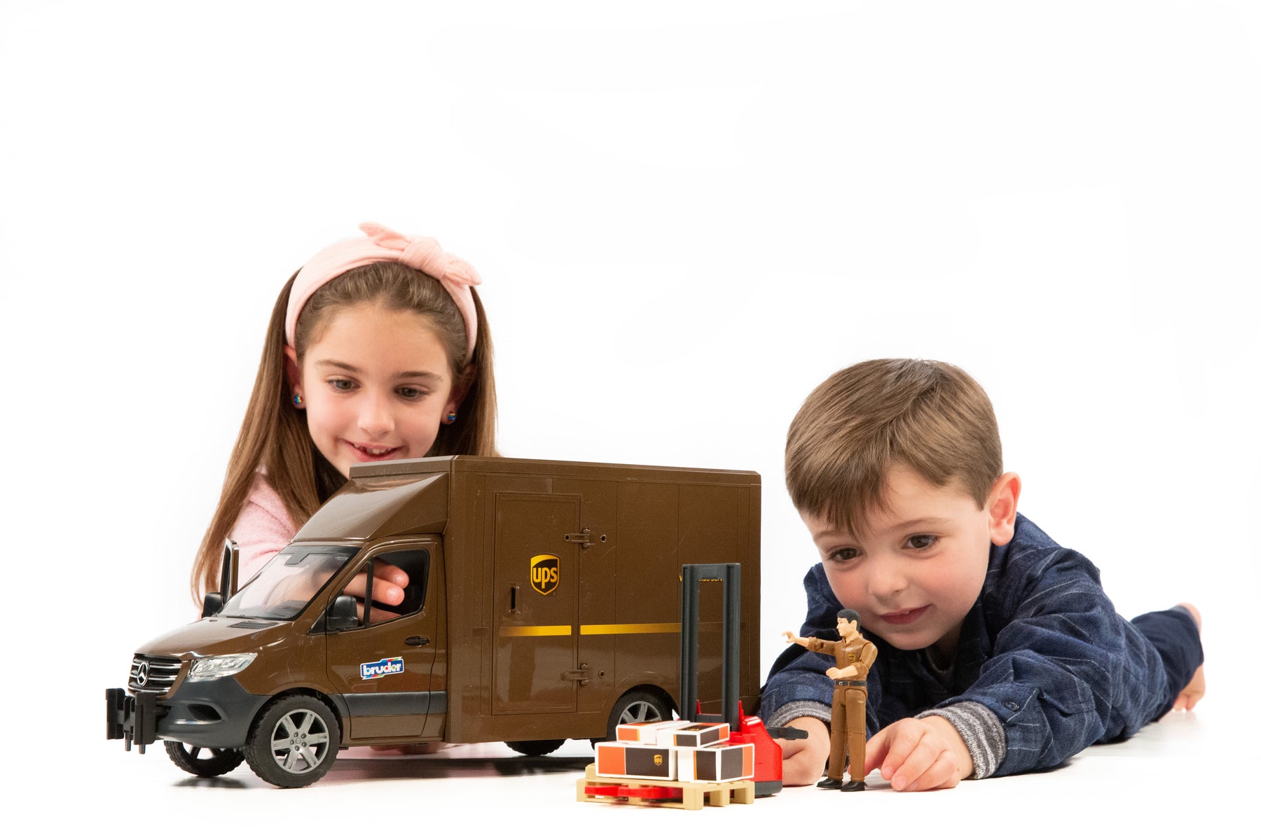 bruder MB Sprinter UPS mit Fahrer und Zubehör 02678 Spielzeugauto -  Bürobedarf Thüringen