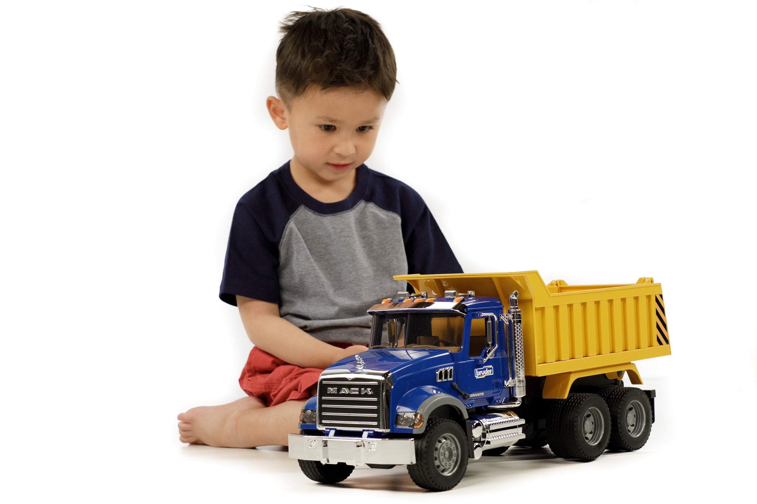 MACK Granite Tip up truck – Bruder – Bruder Toy Shop