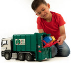 Bruder 03763 Man TGS Rear Loading Garbage Truck (Green) 24.12.8