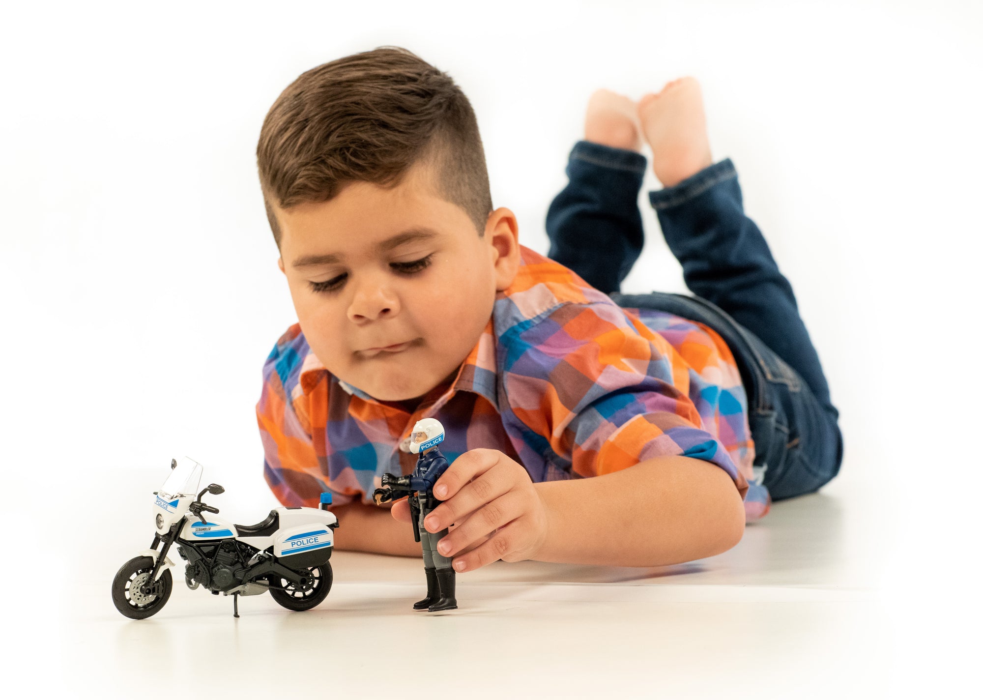 Bruder 62731 bworld Scrambler Ducati Police Motorcycle 6.6.8