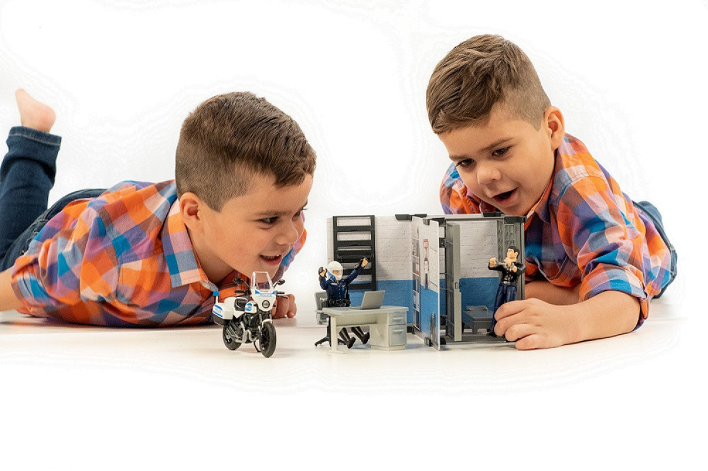 Bruder 62732 bworld Police Station with Police Motorcycle 10.7.7