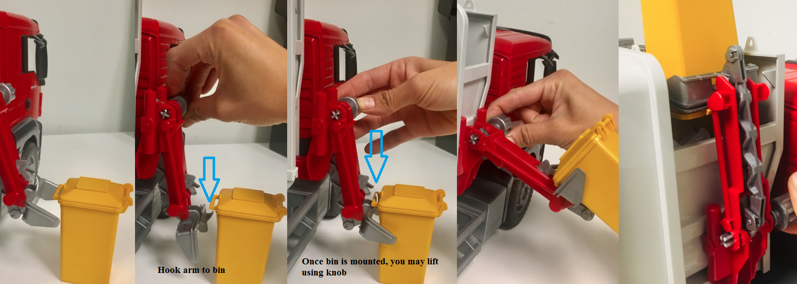 Bruder 02811 Mack Granite Side Loading Garbage Truck 28.12.10