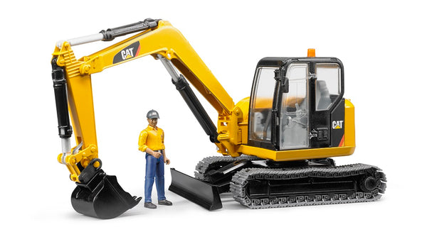Bruder 02467 Cat® Mini Excavator with Worker 18.10.10