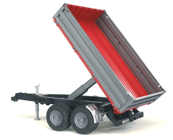 Bruder 02019 Tipping Trailer with Grey Sides 18.10.10