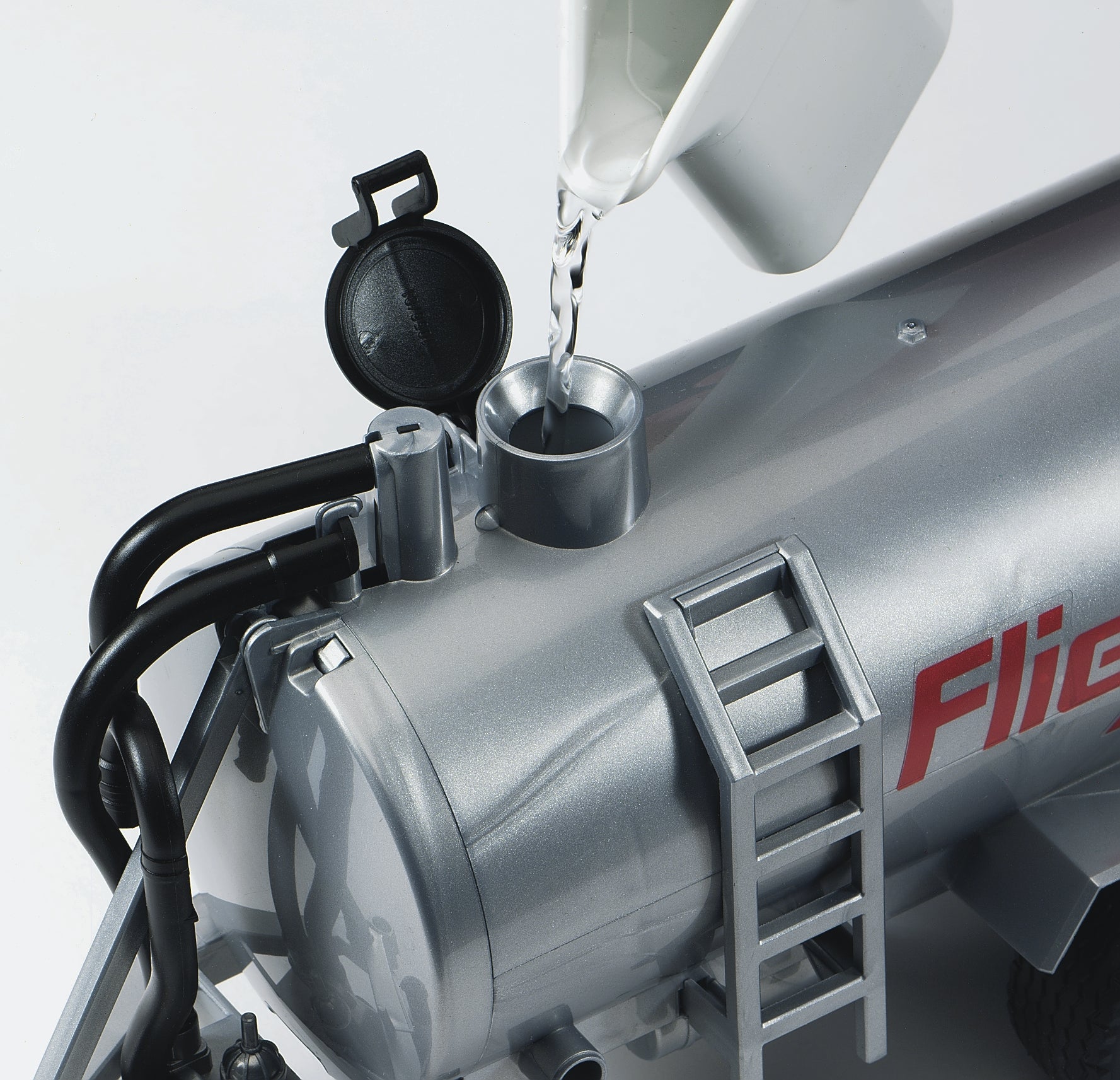 Bruder 02020 Fliegl Barrel Trailer with Spread Tubes 18.10.10