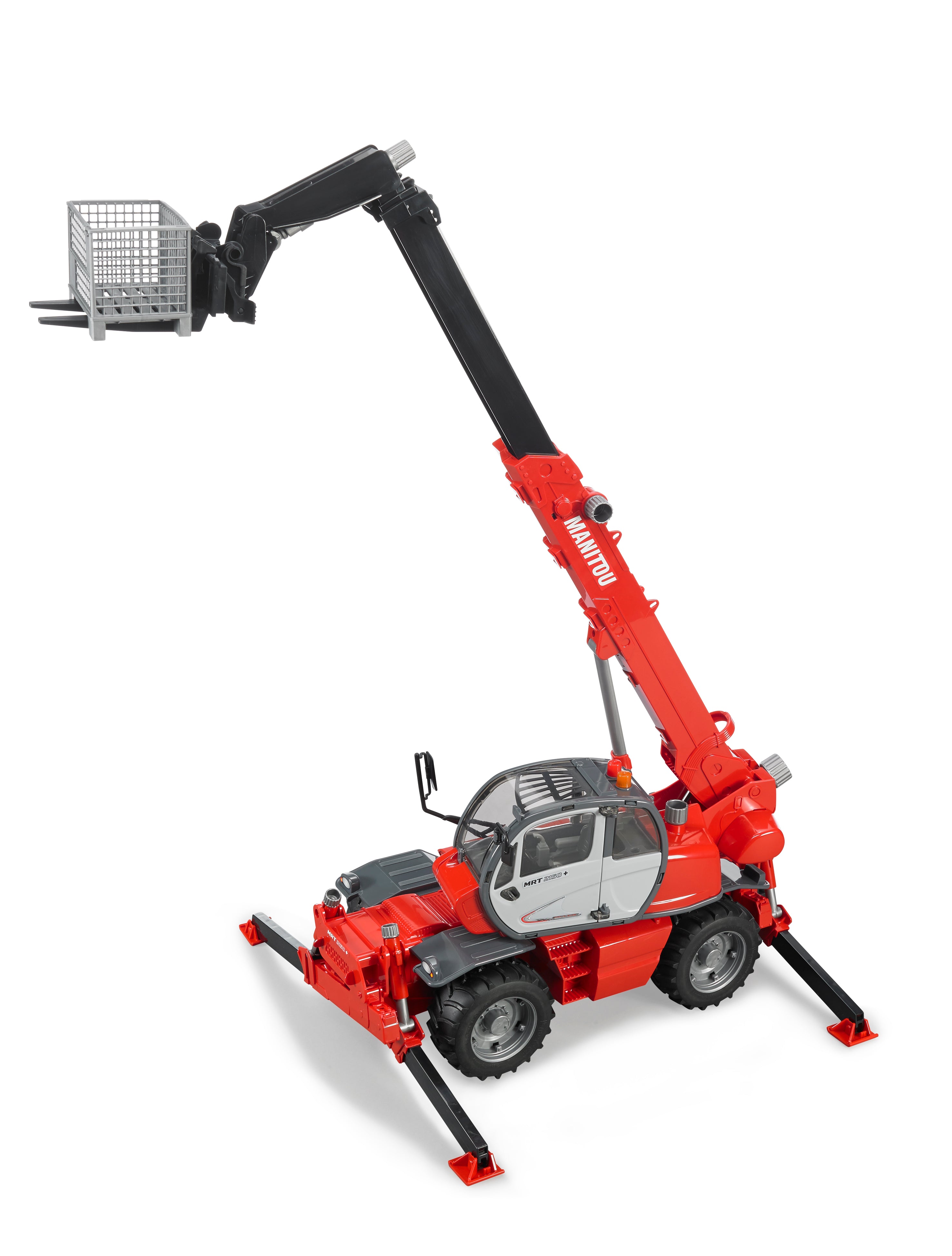 Manitou　1:32　 建機マニトウ テレハンドラー MRT 2150 Manitou Telescopic forklift MRT 2150 with accessories – Bruder