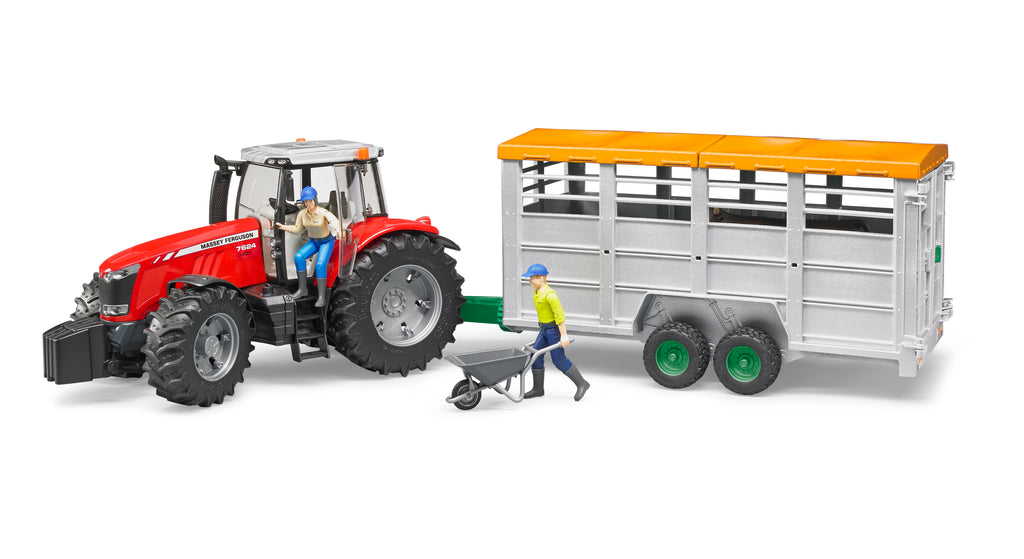 Bruder 02227 Livestock Trailer with 1 Cow 20.12.8