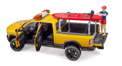 Bruder 02506 Ram 2500 Lifeguard Power Wagon with Lifeguard, Stand-up Paddleboard 24.12.8 Hover