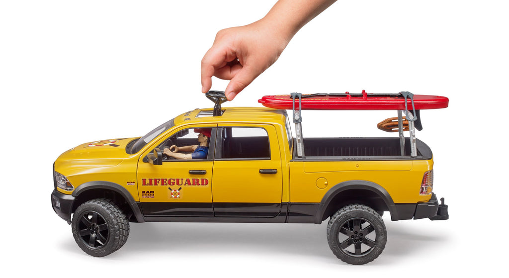 Bruder 02506 Ram 2500 Lifeguard Power Wagon with Lifeguard, Stand-up Paddleboard 24.12.8