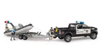 Bruder 02507 Ram 2500 Police Pickup, L+S Module, Trailer with Boat and 2 Figures 20.14.8