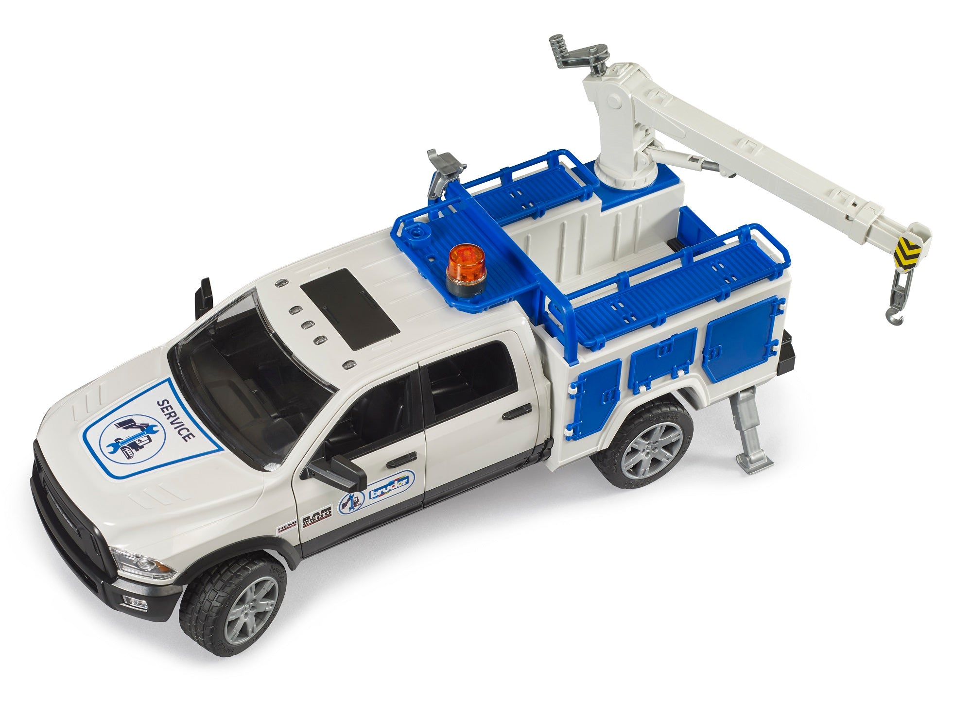 Bruder 02509 Ram 2500 Service Truck with Rotating Beacon 20.12.8