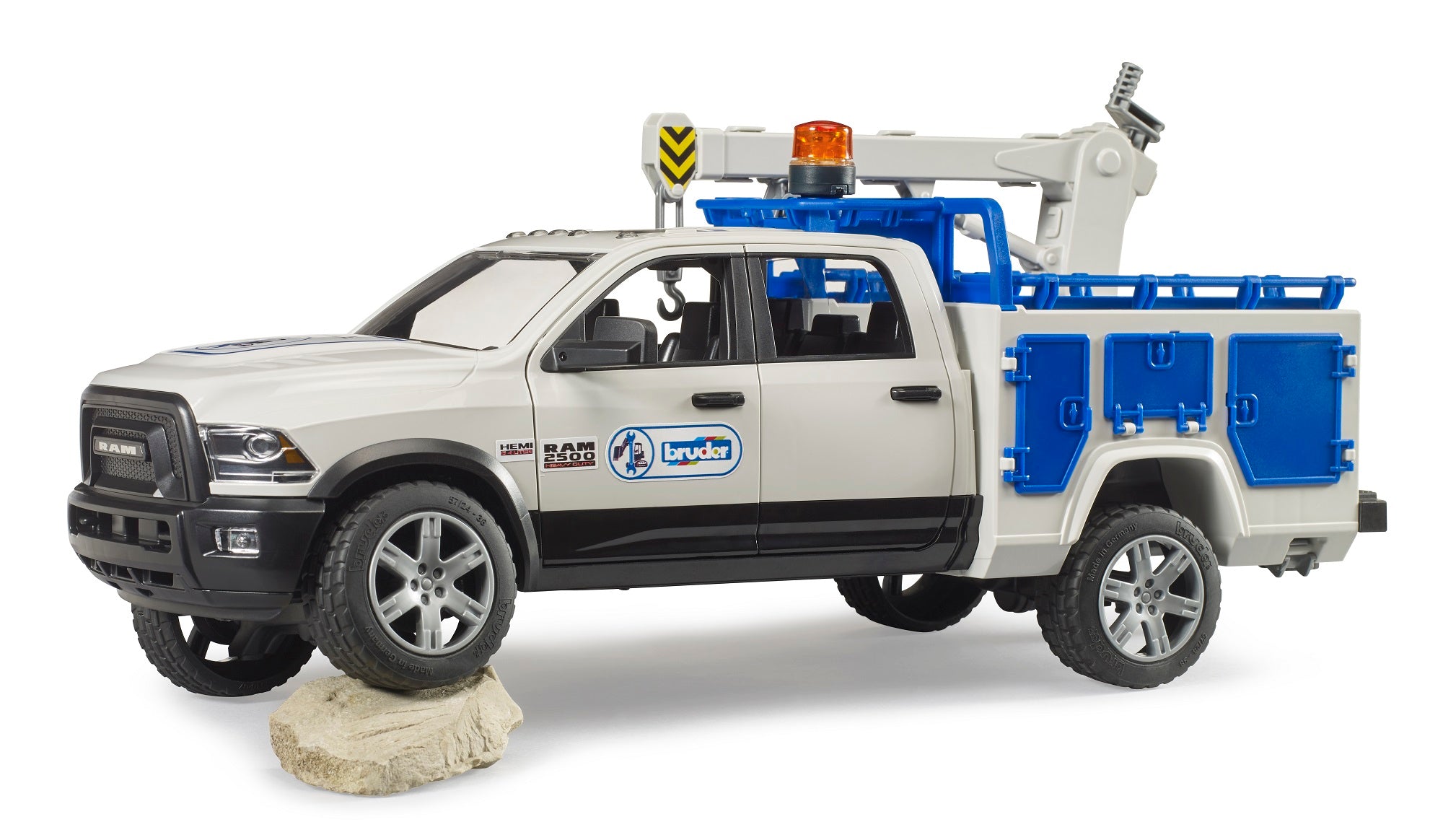Bruder 02509 Ram 2500 Service Truck with Rotating Beacon 20.12.8