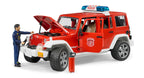 Bruder 02528 Jeep Wrangler Unlimited Rubicon Fire Service with Firefighter 20.12.8
