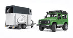 Bruder 02592 Land Rover Defender with Horse Trailer and Horse 26.10.10