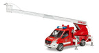 Bruder 02673 Mercedes-Benz Sprinter Fire Engine with Ladder, Pump, and Light & Sound Module 20.12.8