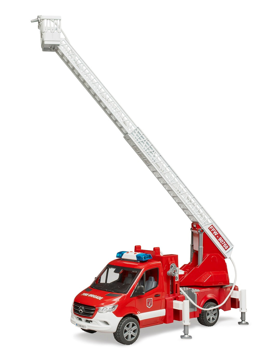 Bruder 02673 Mercedes-Benz Sprinter Fire Engine with Ladder, Pump, and Light & Sound Module 20.12.8