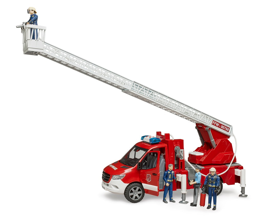 Bruder 02673 Mercedes-Benz Sprinter Fire Engine with Ladder, Pump, and Light & Sound Module 20.12.8