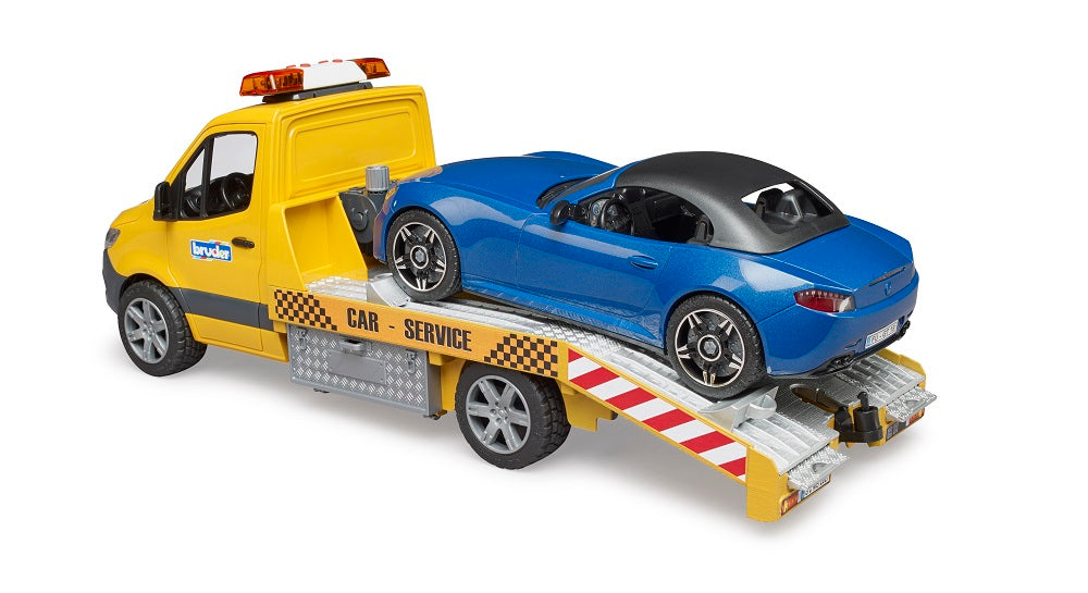 Bruder 02675 Mercedes-Benz Sprinter Car Transporter with Light & Sound Module and Roadster 20.12.8
