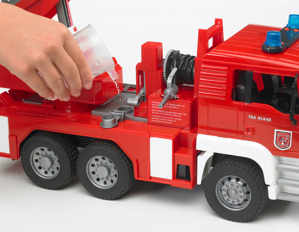 Bruder 02771 Man TGA Fire Engine with Ladder, Water Pump and Light & Sound Module 20.12.8 Hover