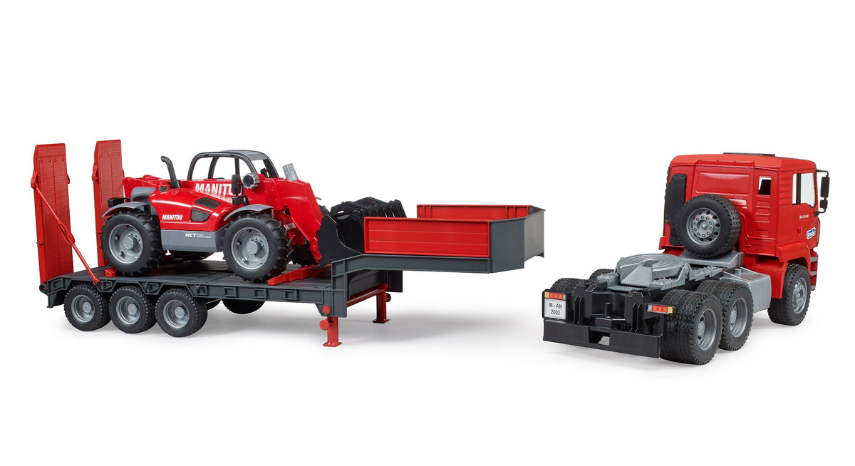 bruder 02774 - MAN TGA Tieflader mit Manitou Teleskoplader MLT 633 bruder 02774 - MAN TGA Tieflader mit Manitou Teleskoplader MLT 633