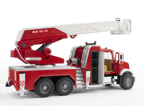 Bruder 02821 Mack Granite Fire Engine with Ladder, Pump, Light & Sound Module  24.12.12 Hover