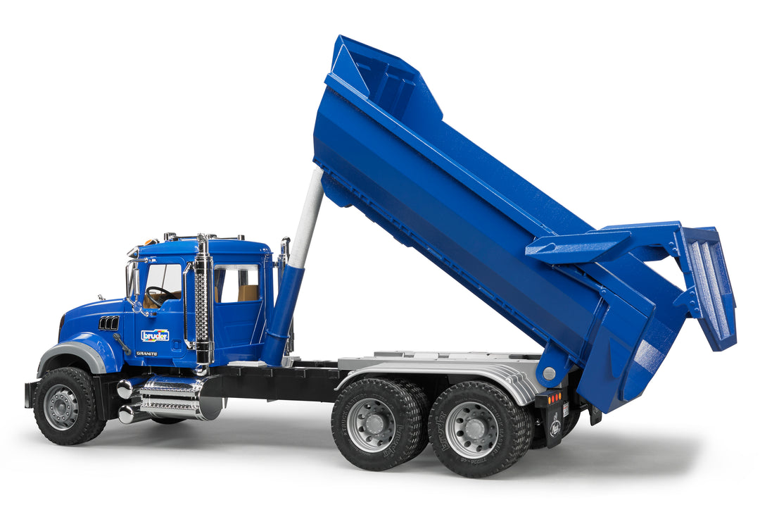 Bruiser Dump 6X4WD ダンプカー Bruder 02823 MACK Granite Halfpipe Dump Truck 26.10.10