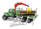 Camion De Transport De Bois Mack Granite Avec Grue Et Rondins De Bois Echelle 1 16 61 Cm Camion De Transport De Bois Mack Granite Avec Grue Et Rondins De Bois Echelle 1 16 61 Cm