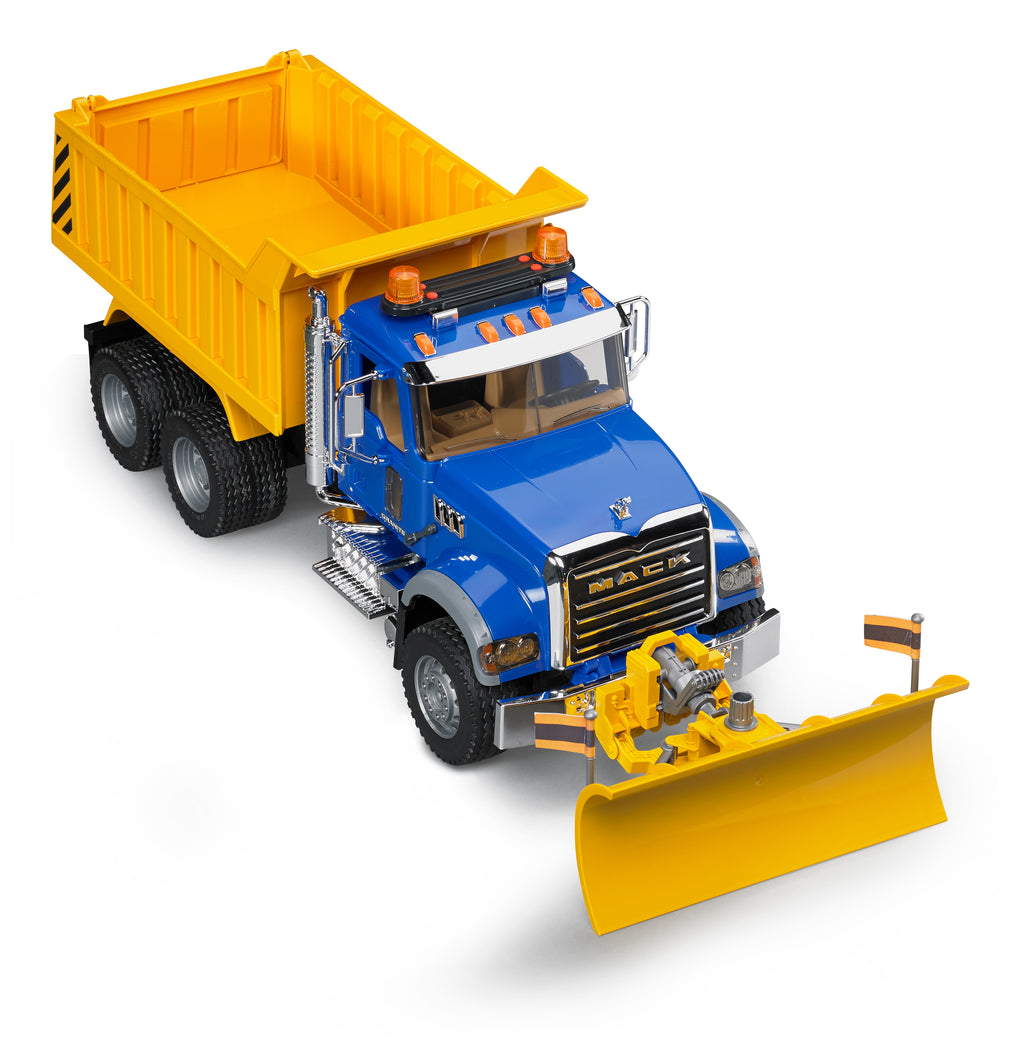 Bruder 02825 Mack Granite Dump Truck with Snowplow Blade 26.10.10