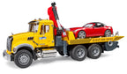 Bruder 02829 Mack Granite Tow Truck with Roadster 28.12.10