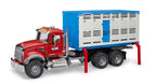 Bruder 02830 Mack Granite Cattle Transport Truck with 1 Cattle 28.12.10