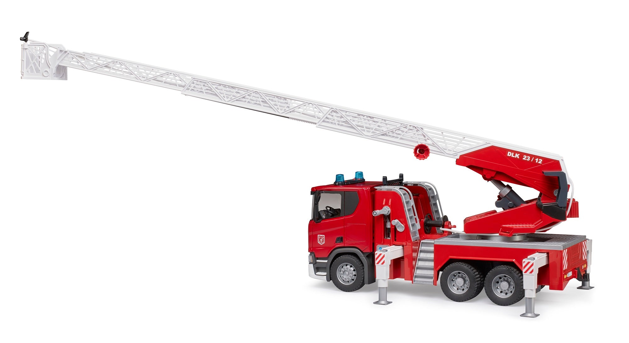 Bruder 03591 Scania Super 560R Fire Engine with Ladder, Water Pump and Light and Sound Module 24.12.12