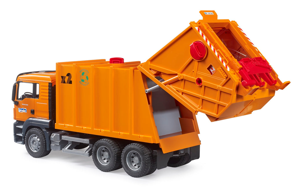 Bruder 03760 Man TGS Garbage Truck (Orange) 28.12.10