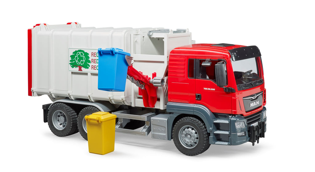 Bruder 03761 Man TGS Side Loading Garbage Truck 24.12.8