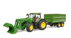 Bruder 09828 John Deere 7R 350 with Front Loader and Tipping Trailer 30.10.10