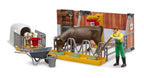 Bruder 62611 bworld Cow and Calf Stable with Farmer 12.10.3