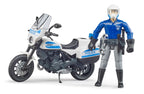 Bruder 62731 bworld Scrambler Ducati Police Motorcycle 6.6.8