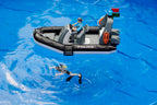 Bruder 62733 bworld Police Boat with Police Officer, Diver and Accessories 18.10.10