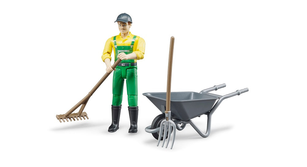 Bruder 62610 Farmer w/ Accessories 6.6.8 – Bruder Toy Shop