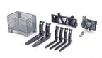 Bruder 02318 Front Loader Accessories: Box Pallet, Winch and Forks 6.6.8