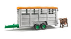 Bruder 02227 Livestock Trailer with 1 Cow 20.12.8