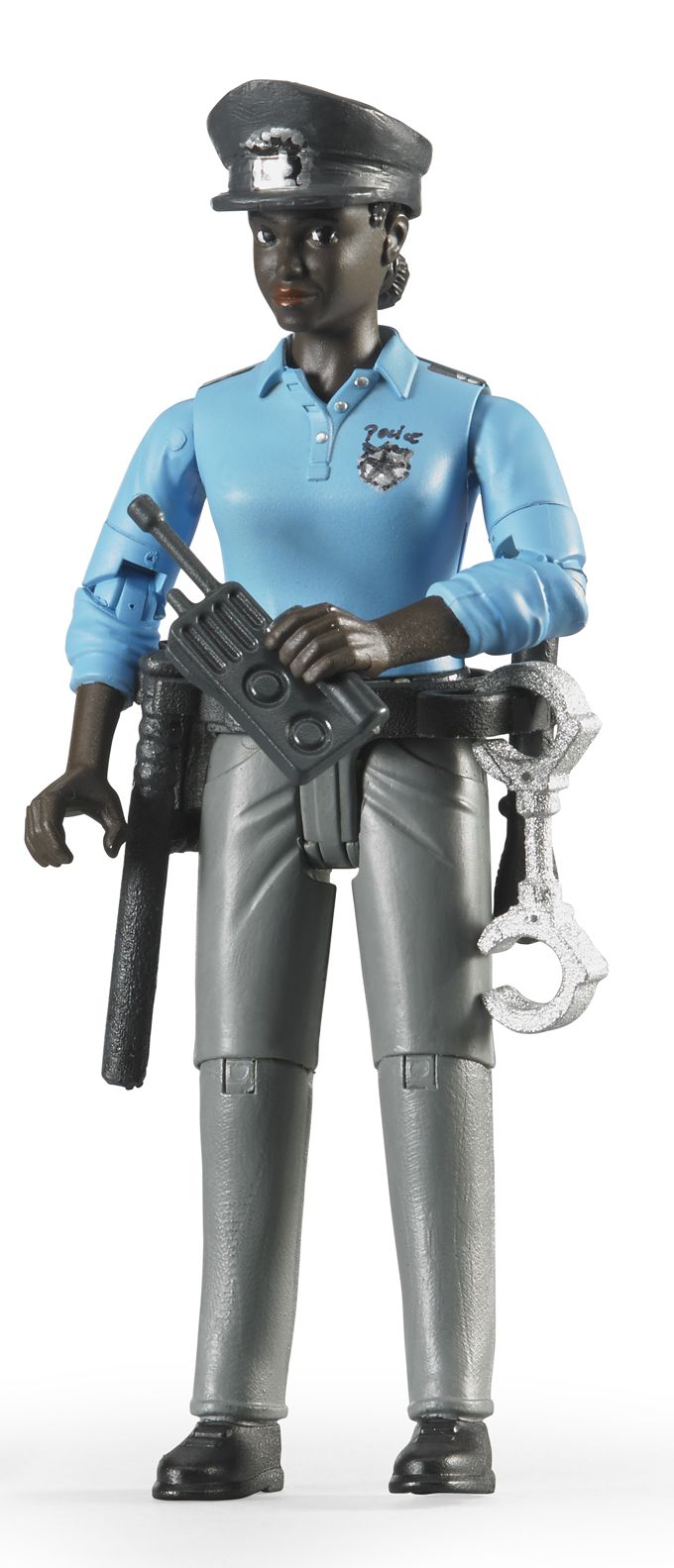 Bruder 60431 Female Police Officer with Dark Skin Tone and Accessories 6.6.6