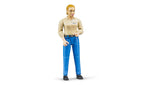 Bruder 60408 Woman with Light Skin Tone and Blue Pants 6.6.6